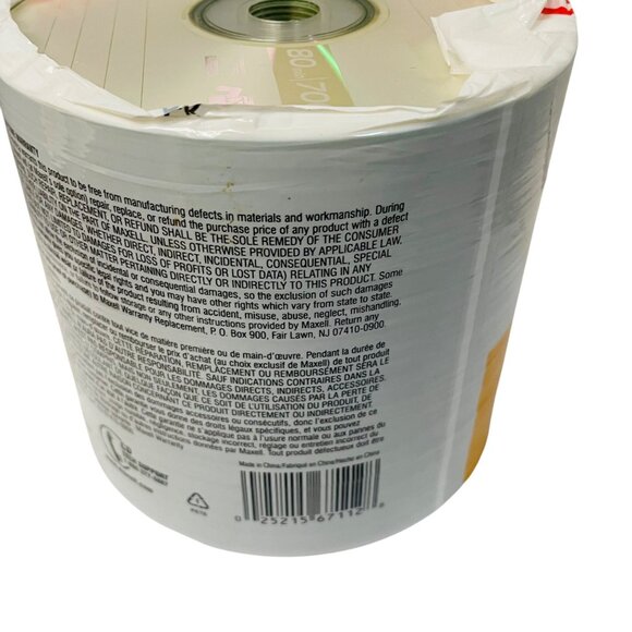 Maxell CD-R 48x 700MB 80-Min 100-Disc Spindle For Computer Use - Picture 5 of 7